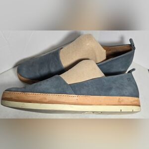 Paul Green Womens 7.5 Loafters Suede Green Blue Color SUPER COMFORTABLE